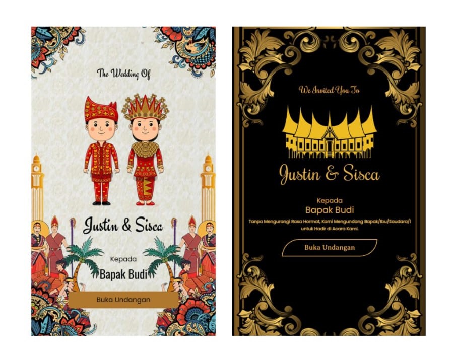 Menggunakan Unsur Budaya Dalam Undangan Digital