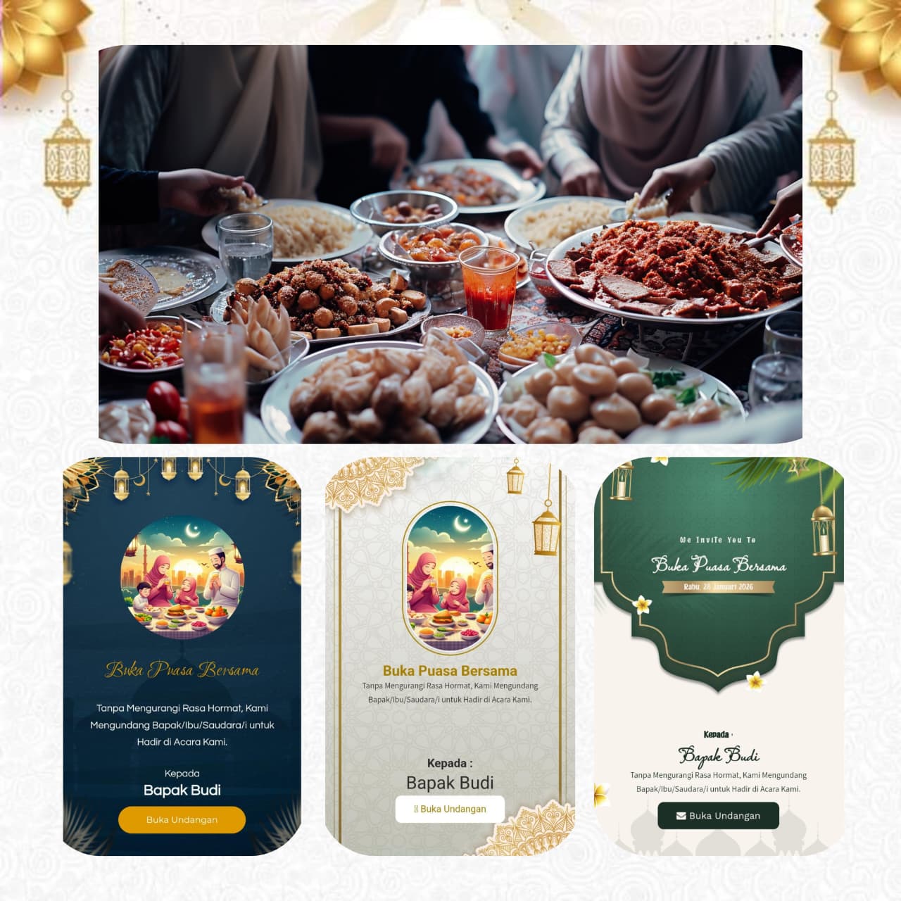 Trend Undangan Digital Bukber Tahun Ini